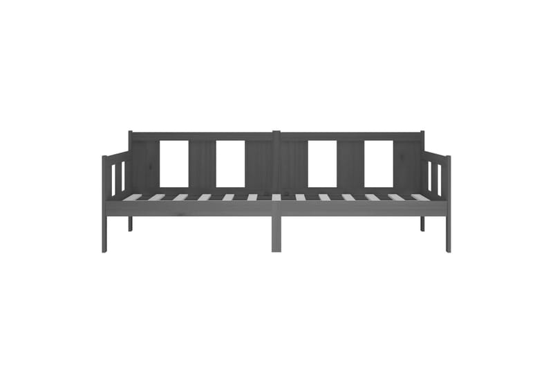 beBasic daybed 80x200 cm massivt fyrretræ grå - GrÃ¥ - Daybed