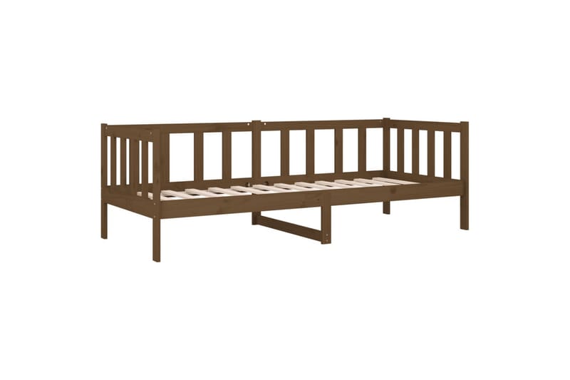 beBasic daybed 80x200 cm massivt fyrretræ gyldenbrun - Brun - Daybed