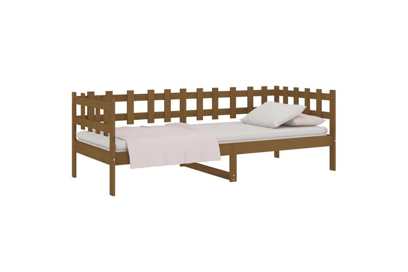 beBasic daybed 80x200 cm massivt fyrretræ gyldenbrun - Brun - Møbler - Sofaer - Daybed