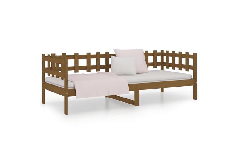 beBasic daybed 80x200 cm massivt fyrretræ gyldenbrun - Brun - Møbler - Sofaer - Daybed