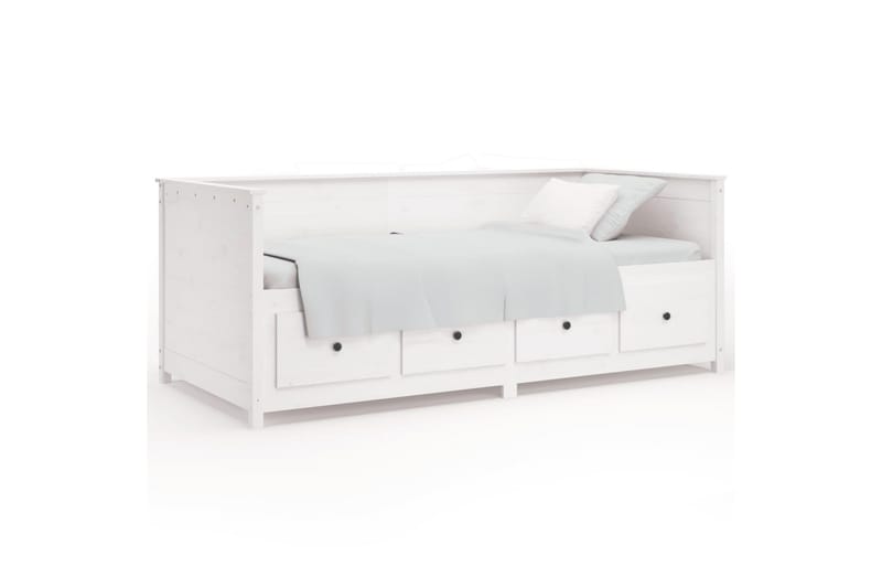 beBasic daybed 80x200 cm massivt fyrretræ hvid - Hvid - Daybed