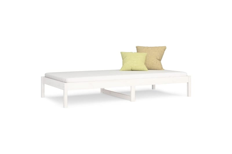 beBasic daybed 80x200 cm massivt fyrretræ hvid - Hvid - Daybed