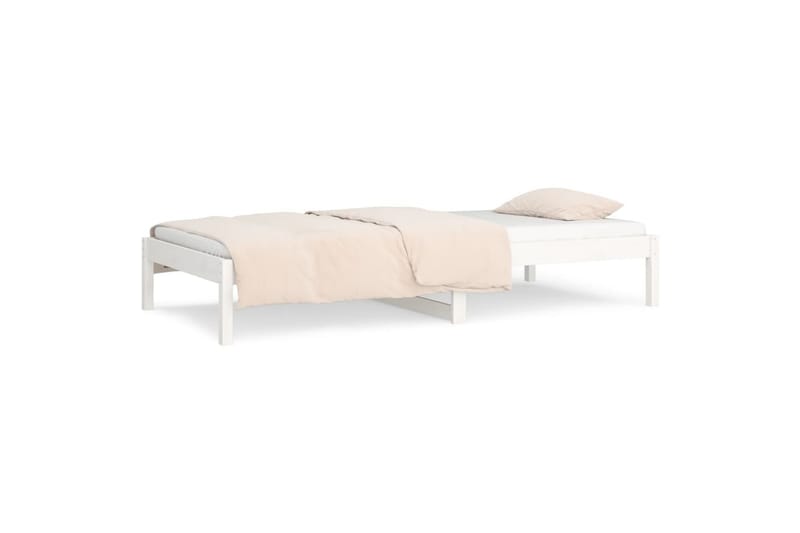 beBasic daybed 80x200 cm massivt fyrretræ hvid - Hvid - Daybed