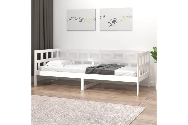 beBasic daybed 80x200 cm massivt fyrretræ hvid - Hvid - Daybed