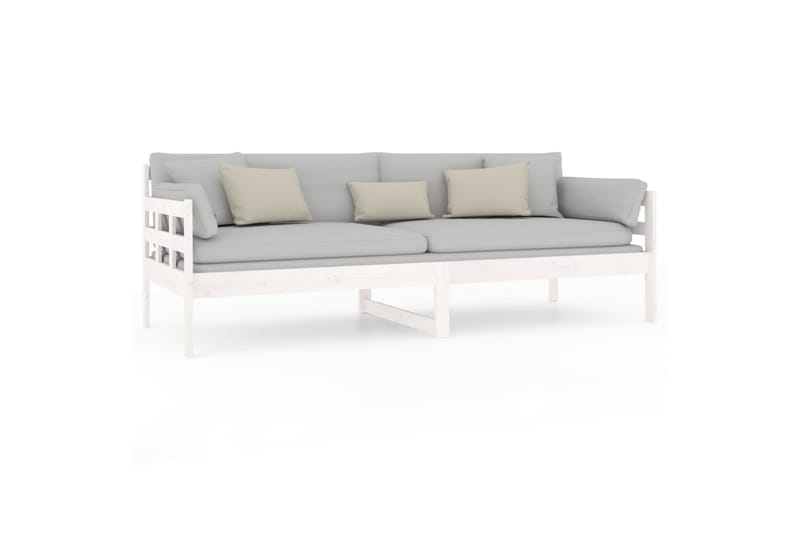 beBasic daybed 80x200 cm massivt fyrretræ hvid - Hvid - Daybed