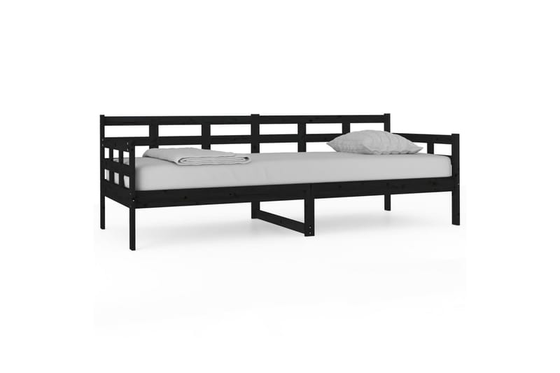 beBasic daybed 80x200 cm massivt fyrretræ sort - Sort - Daybed