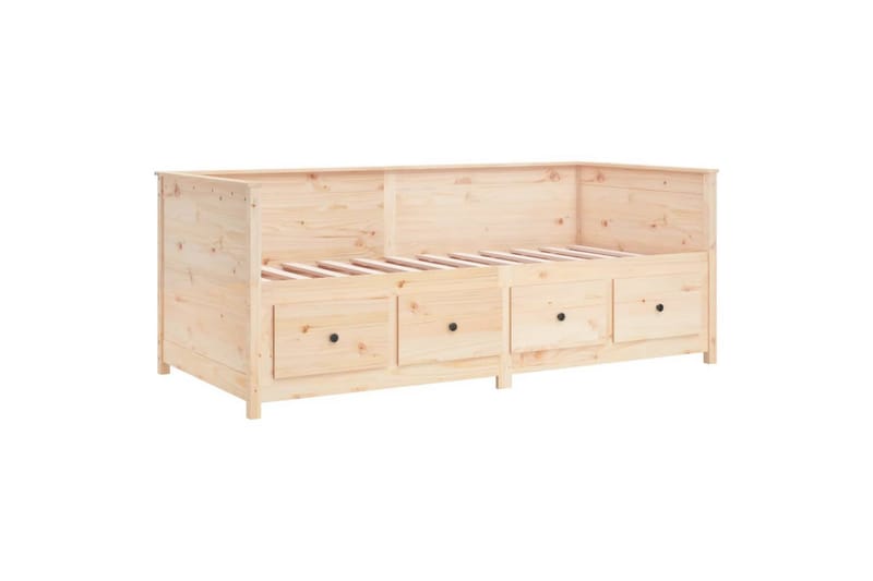 beBasic daybed 90x190 cm massivt fyrretræ - Brun - Møbler - Sofaer - Daybed