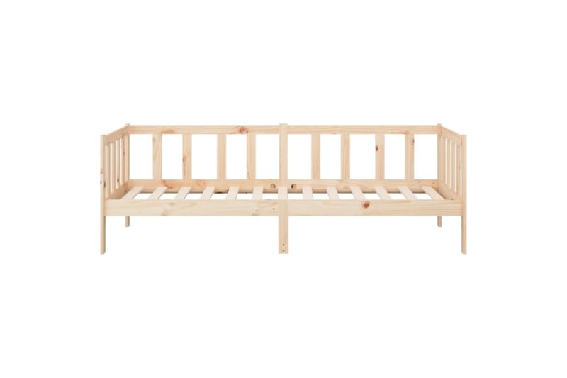 beBasic daybed 90x190 cm massivt fyrretræ - Brun - Daybed