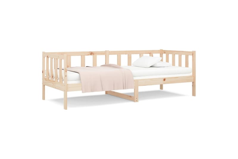 beBasic daybed 90x190 cm massivt fyrretræ - Brun - Daybed