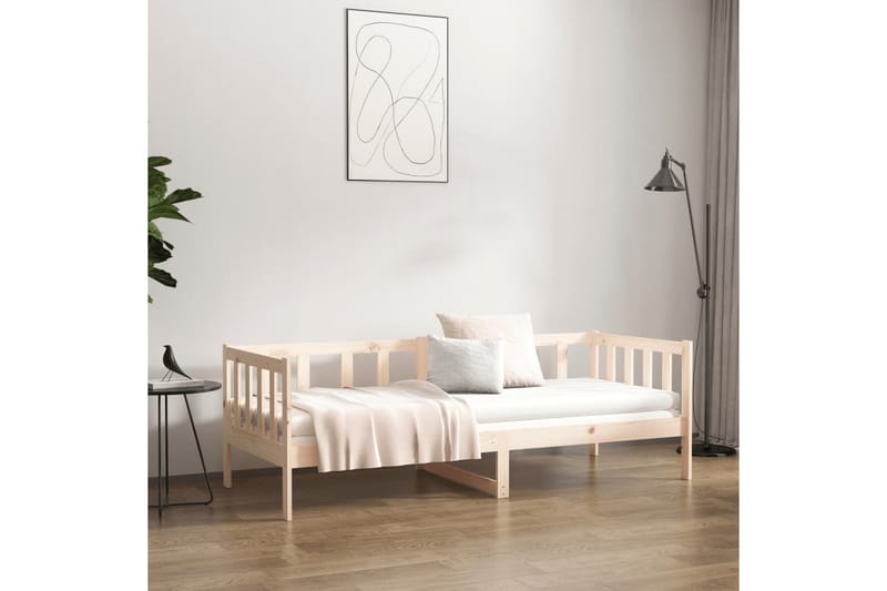 beBasic daybed 90x190 cm massivt fyrretræ - Brun - Møbler - Sofaer - Daybed