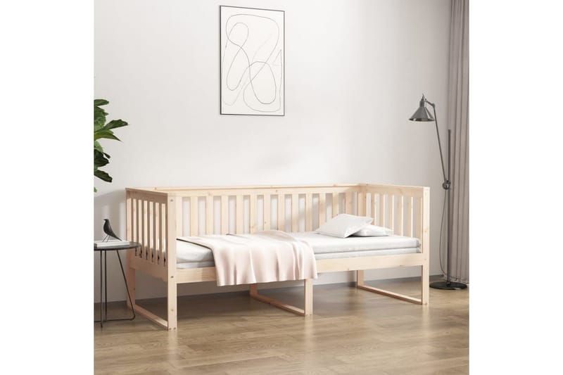 beBasic daybed 90x190 cm massivt fyrretræ - Brun - Møbler - Sofaer - Daybed