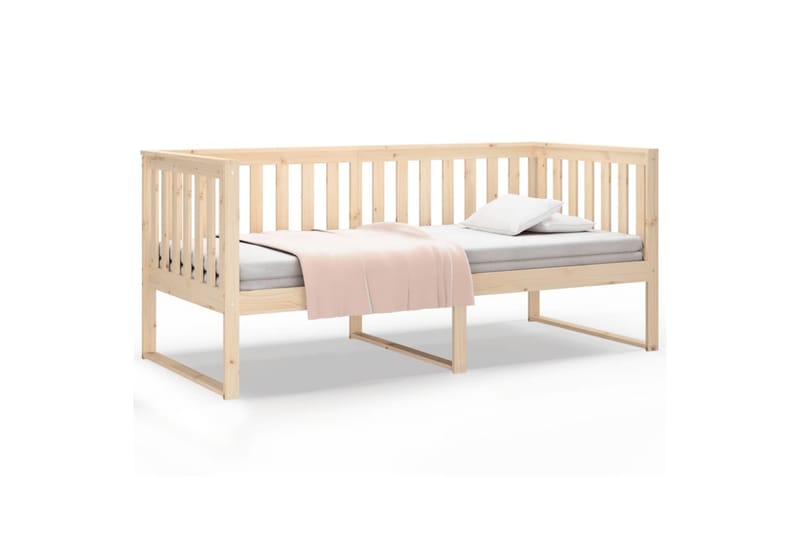 beBasic daybed 90x190 cm massivt fyrretræ - Brun - Daybed