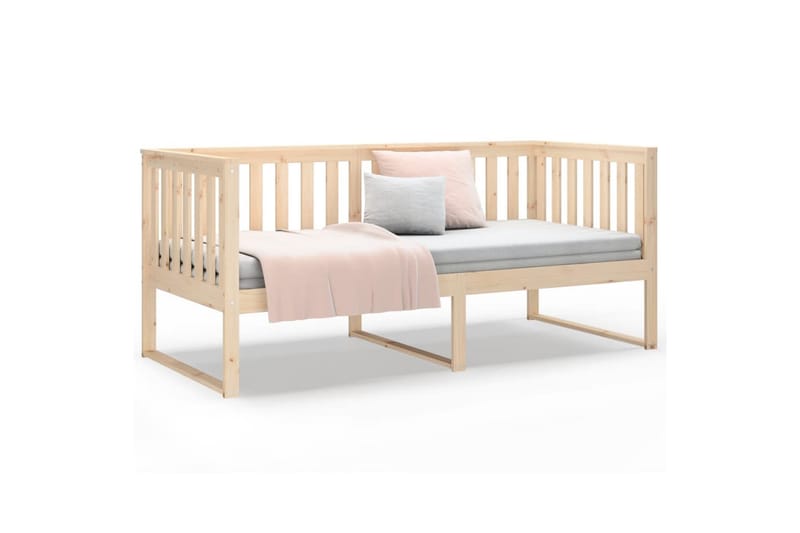 beBasic daybed 90x190 cm massivt fyrretræ - Brun - Daybed