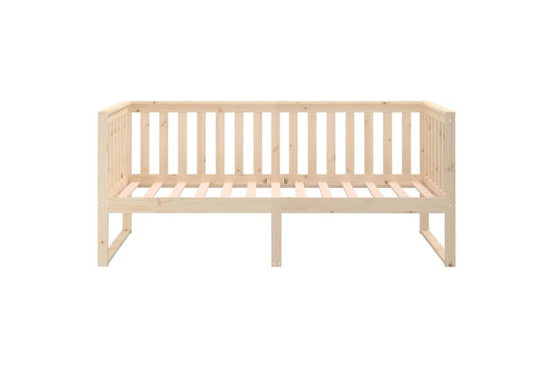 beBasic daybed 90x190 cm massivt fyrretræ - Brun - Daybed