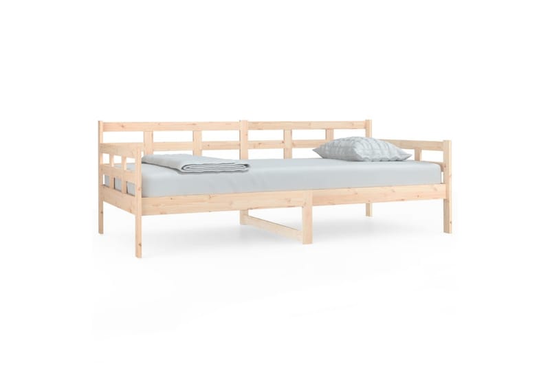 beBasic daybed 90x190 cm massivt fyrretræ - Brun - Daybed