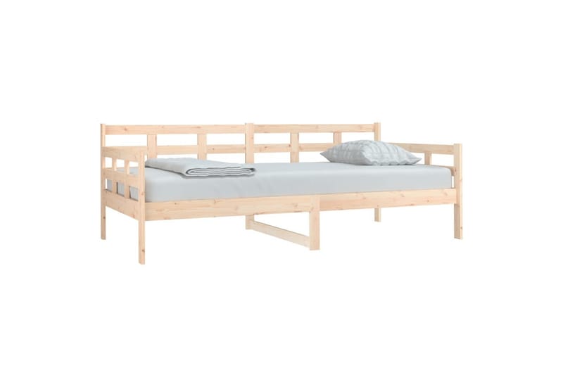 beBasic daybed 90x190 cm massivt fyrretræ - Brun - Daybed