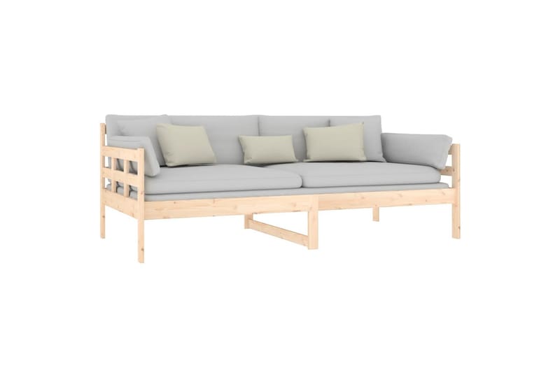 beBasic daybed 90x190 cm massivt fyrretræ - Brun - Daybed