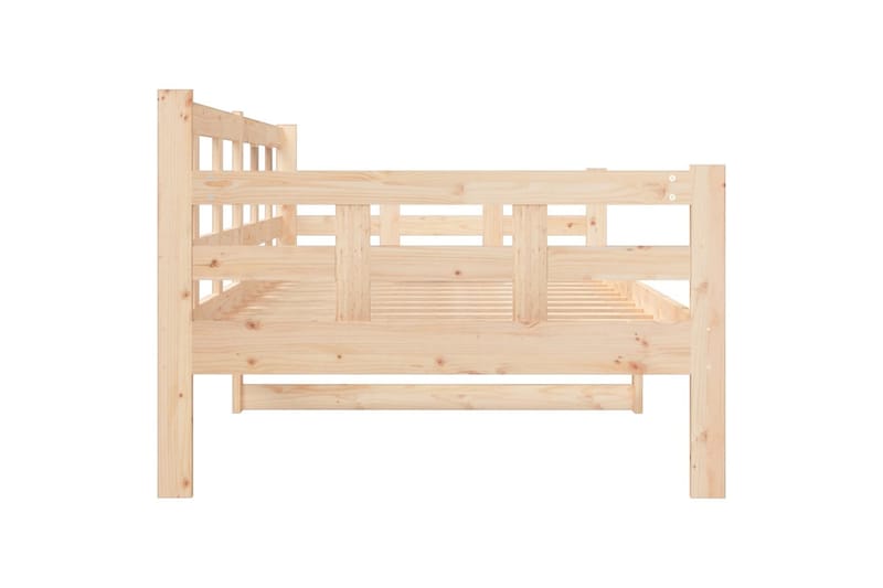 beBasic daybed 90x190 cm massivt fyrretræ - Brun - Daybed