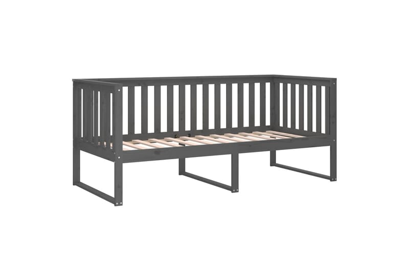 beBasic daybed 90x190 cm massivt fyrretræ grå - GrÃ¥ - Møbler - Sofaer - Daybed
