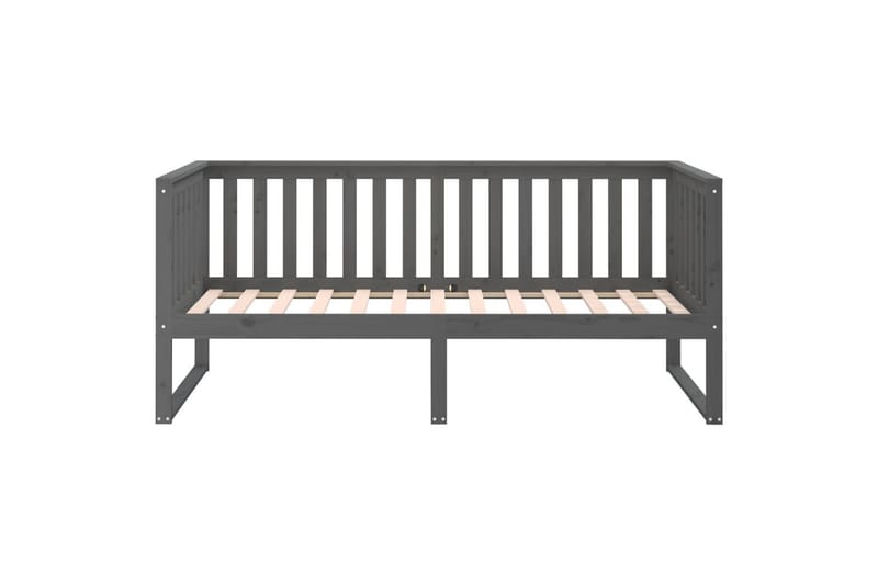 beBasic daybed 90x190 cm massivt fyrretræ grå - GrÃ¥ - Møbler - Sofaer - Daybed