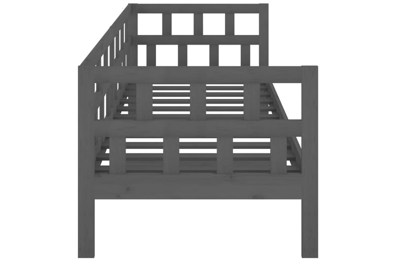 beBasic daybed 90x190 cm massivt fyrretræ grå - GrÃ¥ - Møbler - Sofaer - Daybed