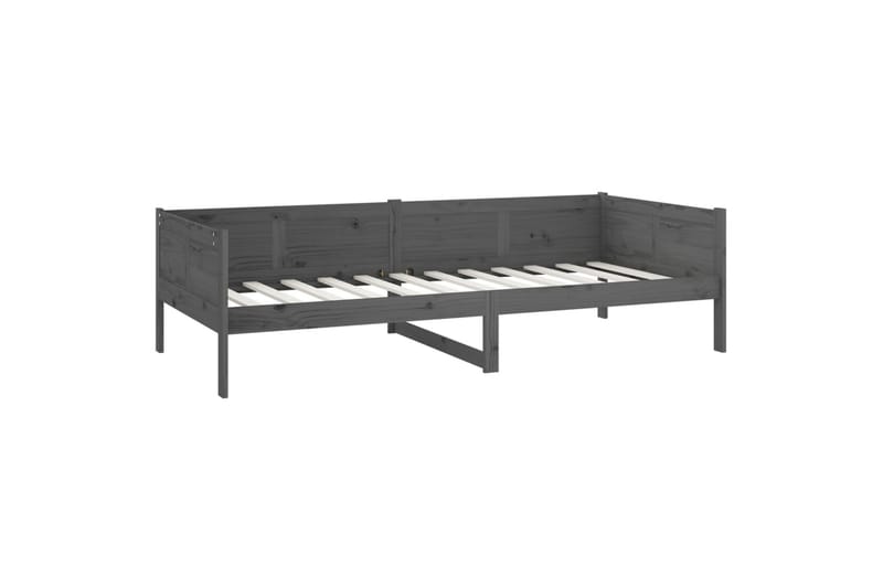 beBasic daybed 90x190 cm massivt fyrretræ grå - GrÃ¥ - Daybed