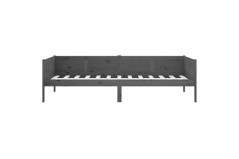 beBasic daybed 90x190 cm massivt fyrretræ grå - GrÃ¥ - Møbler - Sofaer - Daybed