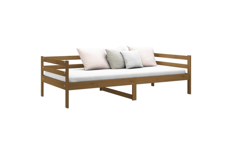 beBasic daybed 90x190 cm massivt fyrretræ gyldenbrun - Brun - Daybed