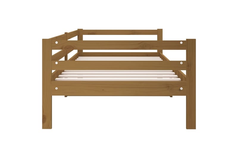 beBasic daybed 90x190 cm massivt fyrretræ gyldenbrun - Brun - Daybed