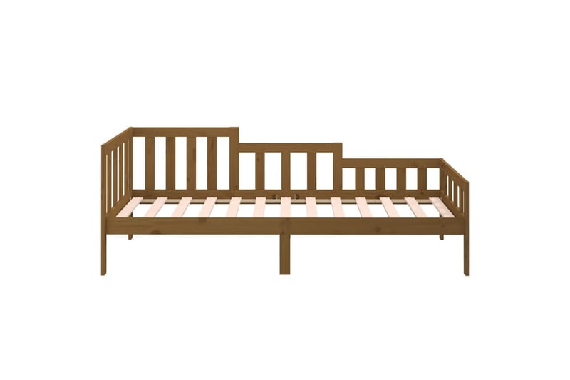 beBasic daybed 90x190 cm massivt fyrretræ gyldenbrun - Brun - Daybed