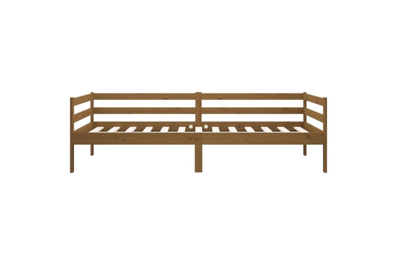 beBasic daybed 90x190 cm massivt fyrretræ gyldenbrun - Brun - Møbler - Sofaer - Daybed