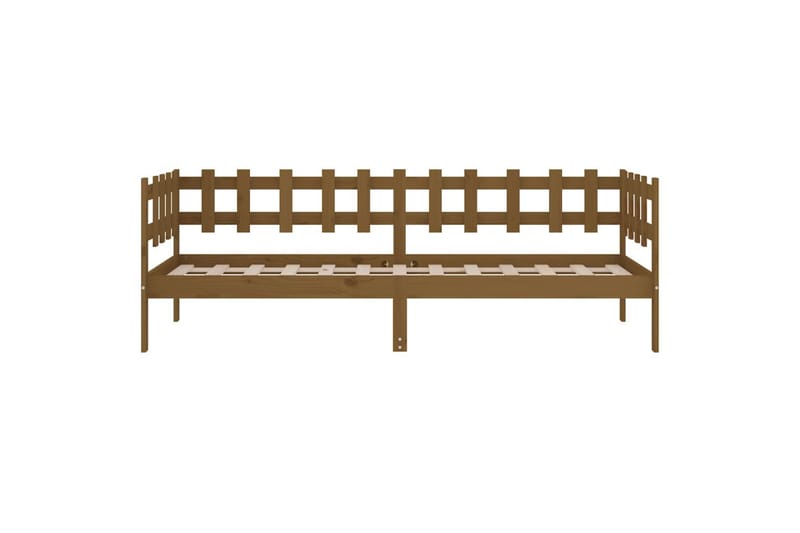 beBasic daybed 90x190 cm massivt fyrretræ gyldenbrun - Brun - Møbler - Sofaer - Daybed