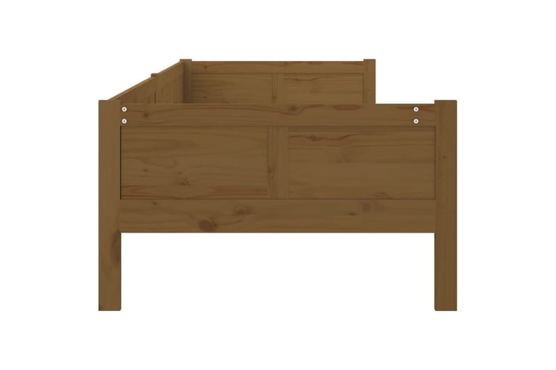 beBasic daybed 90x190 cm massivt fyrretræ gyldenbrun - Brun - Daybed