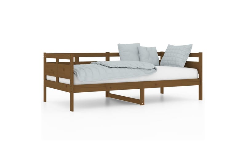 beBasic daybed 90x190 cm massivt fyrretræ gyldenbrun - Brun - Møbler - Sofaer - Daybed
