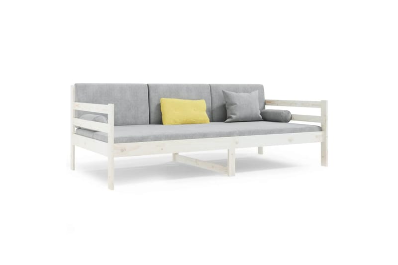 beBasic daybed 90x190 cm massivt fyrretræ hvid - Hvid - Møbler - Sofaer - Daybed