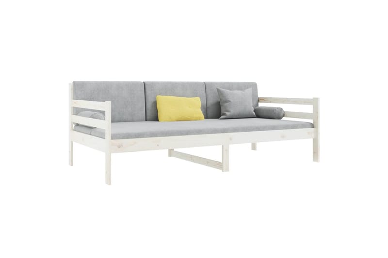 beBasic daybed 90x190 cm massivt fyrretræ hvid - Hvid - Møbler - Sofaer - Daybed