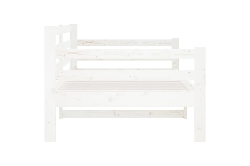 beBasic daybed 90x190 cm massivt fyrretræ hvid - Hvid - Møbler - Sofaer - Daybed