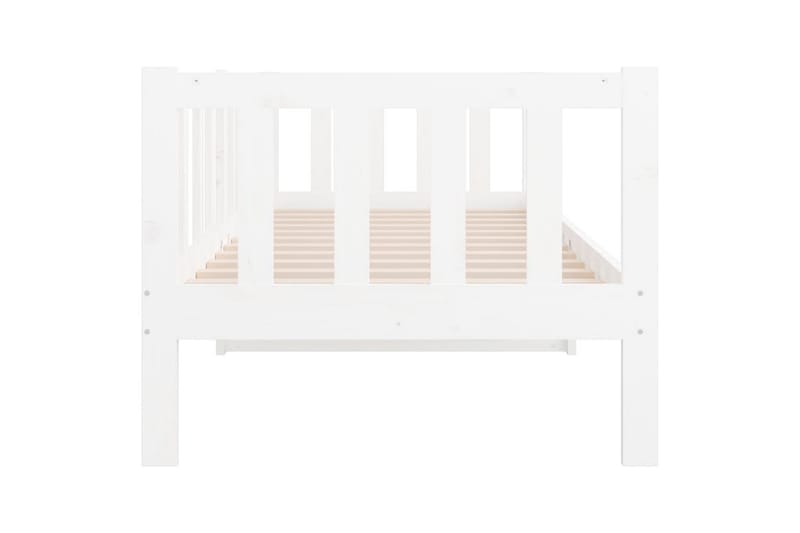 beBasic daybed 90x190 cm massivt fyrretræ hvid - Hvid - Daybed