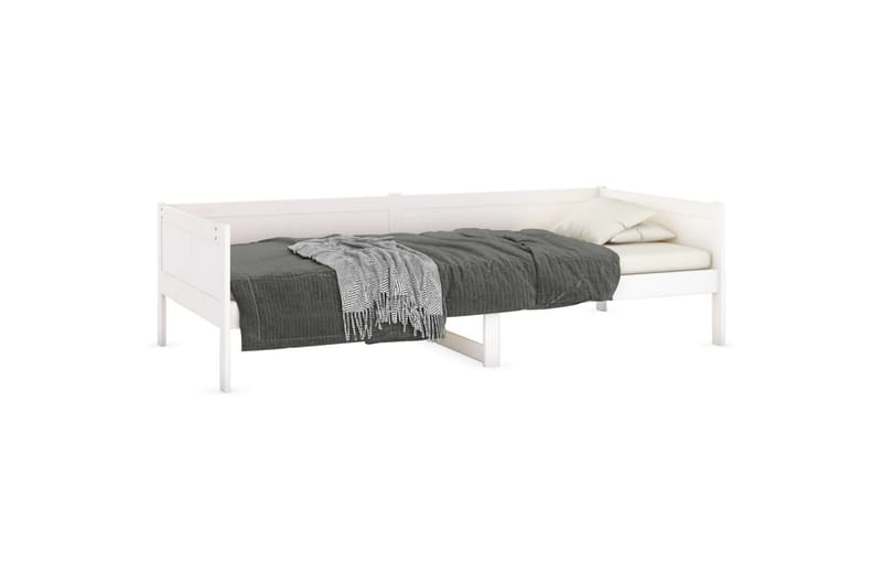 beBasic daybed 90x190 cm massivt fyrretræ hvid - Hvid - Daybed