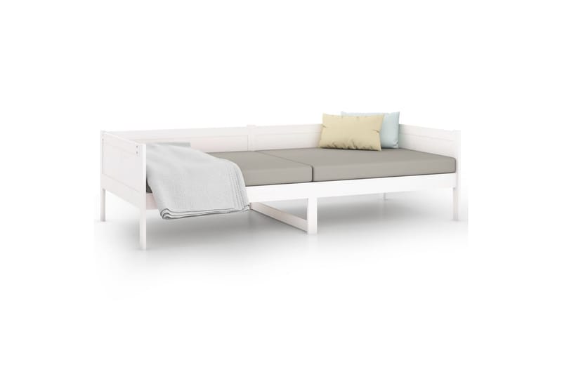 beBasic daybed 90x190 cm massivt fyrretræ hvid - Hvid - Daybed