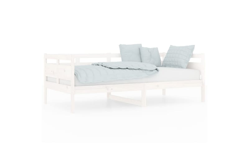 beBasic daybed 90x190 cm massivt fyrretræ hvid - Hvid - Daybed