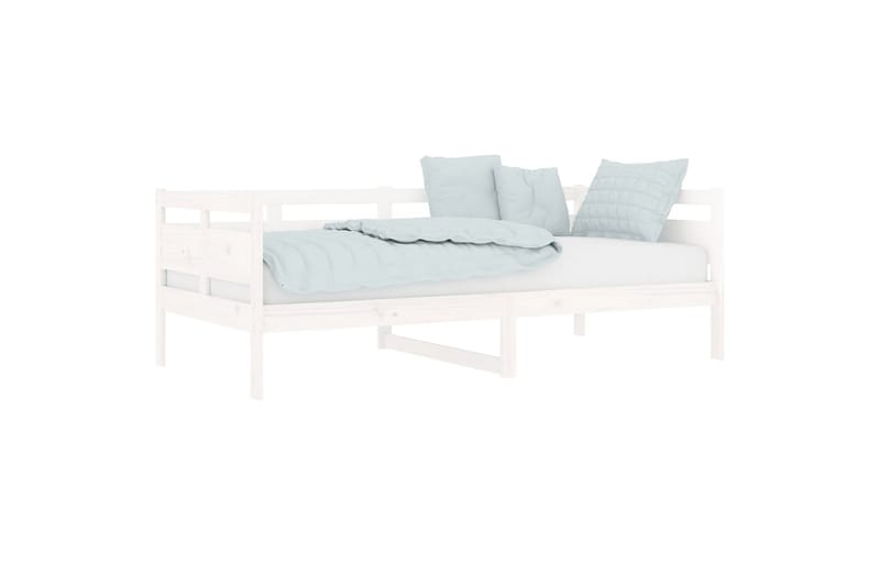 beBasic daybed 90x190 cm massivt fyrretræ hvid - Hvid - Daybed