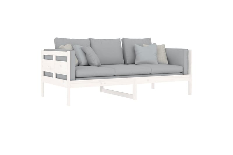 beBasic daybed 90x190 cm massivt fyrretræ hvid - Hvid - Daybed