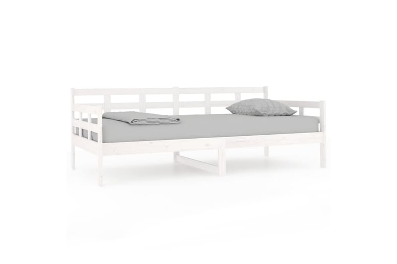 beBasic daybed 90x190 cm massivt fyrretræ hvid - Hvid - Daybed