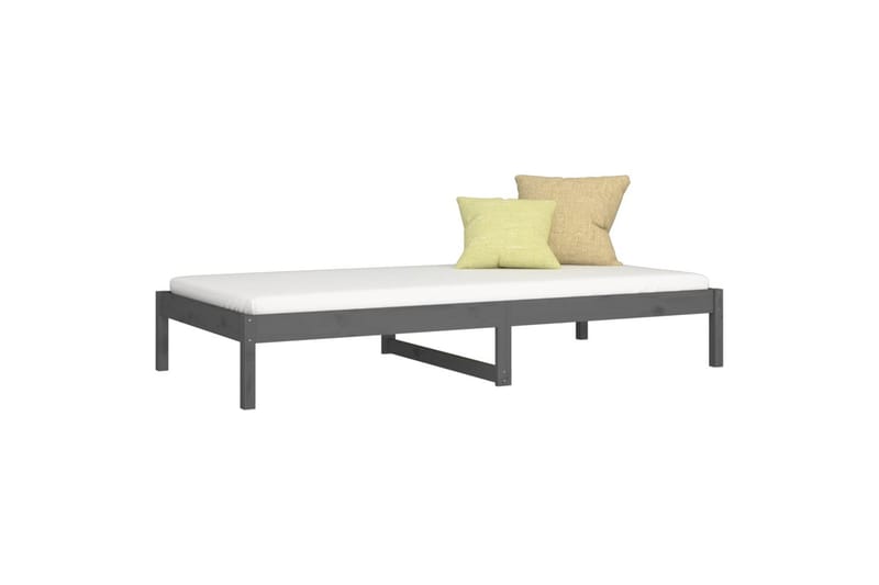 beBasic daybed 90x190 cm Single massivt fyrretræ grå - GrÃ¥ - Møbler - Sofaer - Daybed
