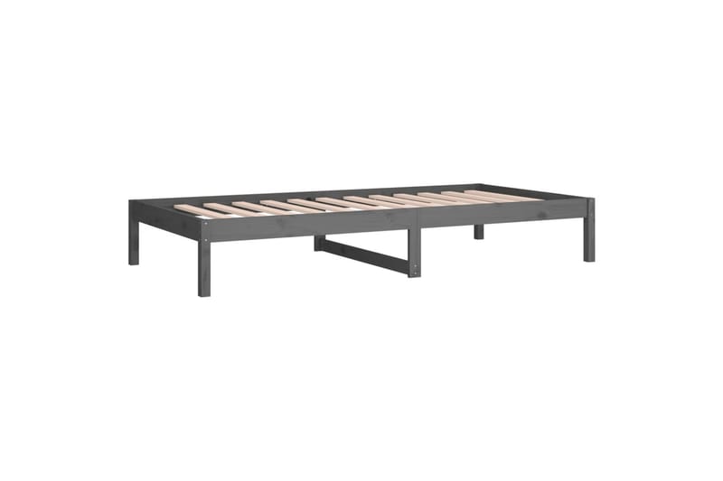 beBasic daybed 90x190 cm Single massivt fyrretræ grå - GrÃ¥ - Møbler - Sofaer - Daybed
