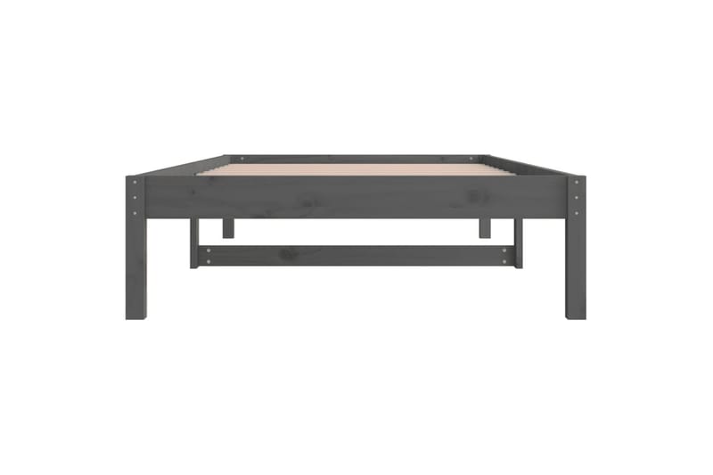 beBasic daybed 90x190 cm Single massivt fyrretræ grå - GrÃ¥ - Daybed