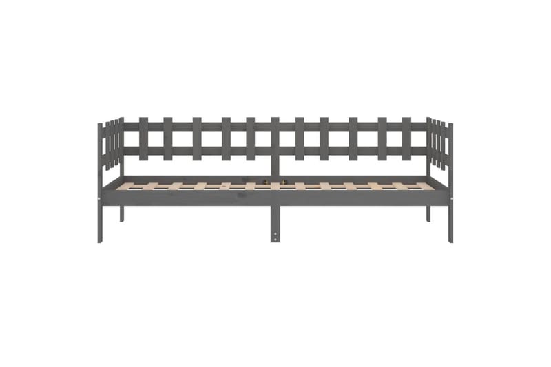 beBasic daybed 90x190 cm Single massivt fyrretræ grå - GrÃ¥ - Møbler - Sofaer - Daybed