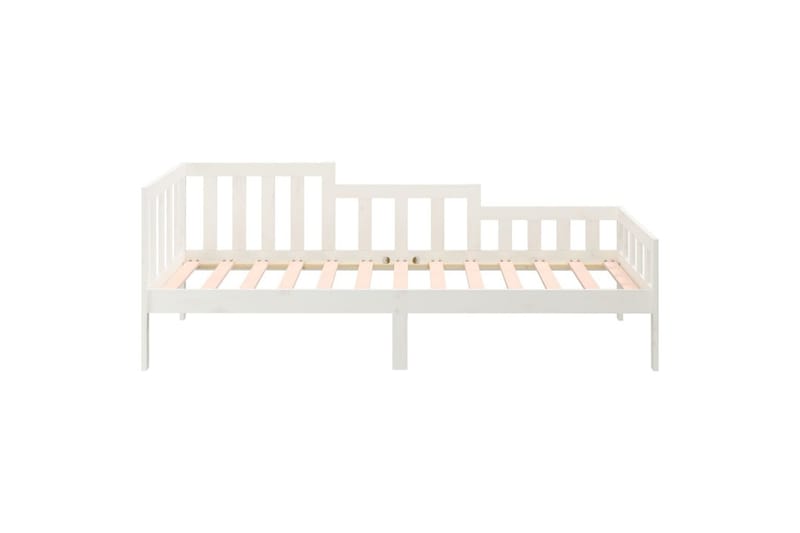 beBasic daybed 90x190 cm Single massivt fyrretræ hvid - Hvid - Daybed