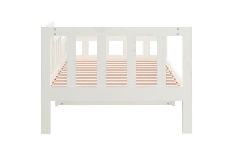 beBasic daybed 90x190 cm Single massivt fyrretræ hvid - Hvid - Daybed